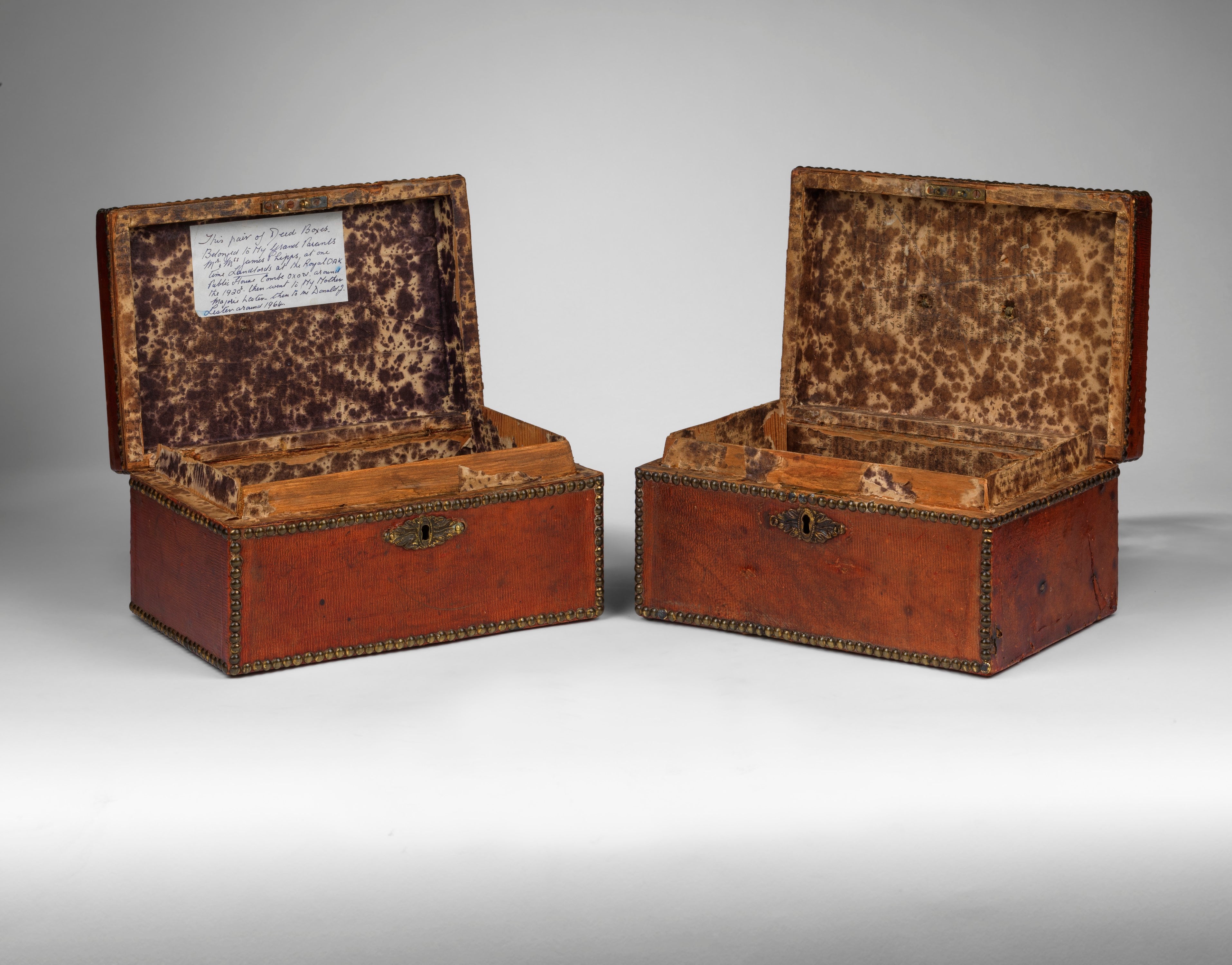 Deedbox Pair Of Georgian Deed Boxes | Reindeer Antiques