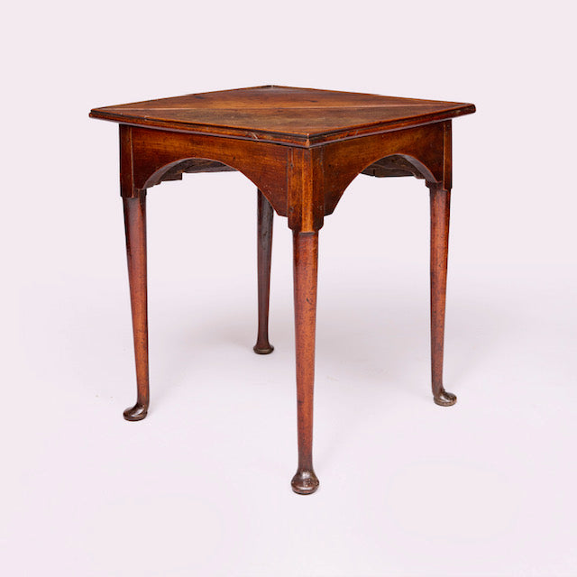Georgian Fruitwood Envelope Table - Reindeer Antiques