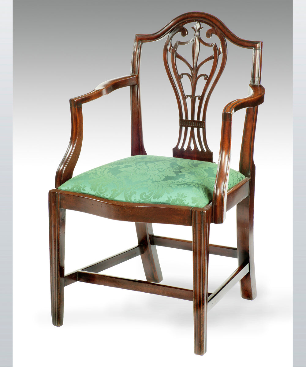 A Hepplewhite Mahogany Armchair – Reindeer Antiques