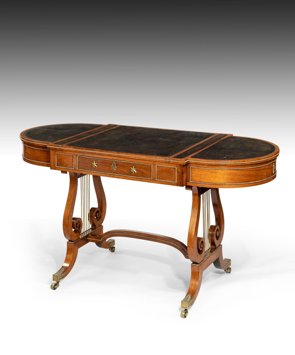 Antique Regency Rosewood Games Chess and Backgammon Table - Reindeer ...