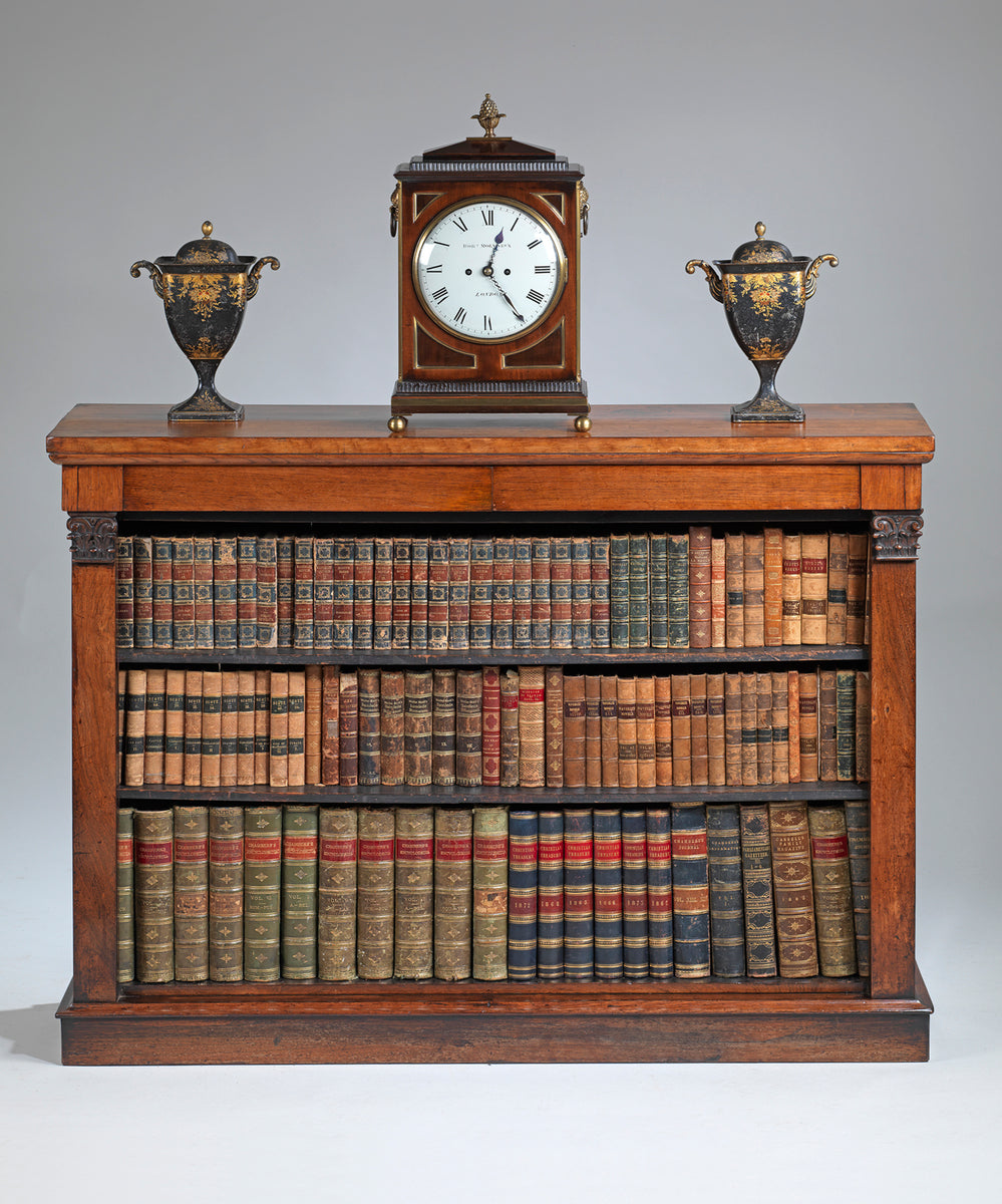 Regency period rosewood open bookshelves – Reindeer Antiques