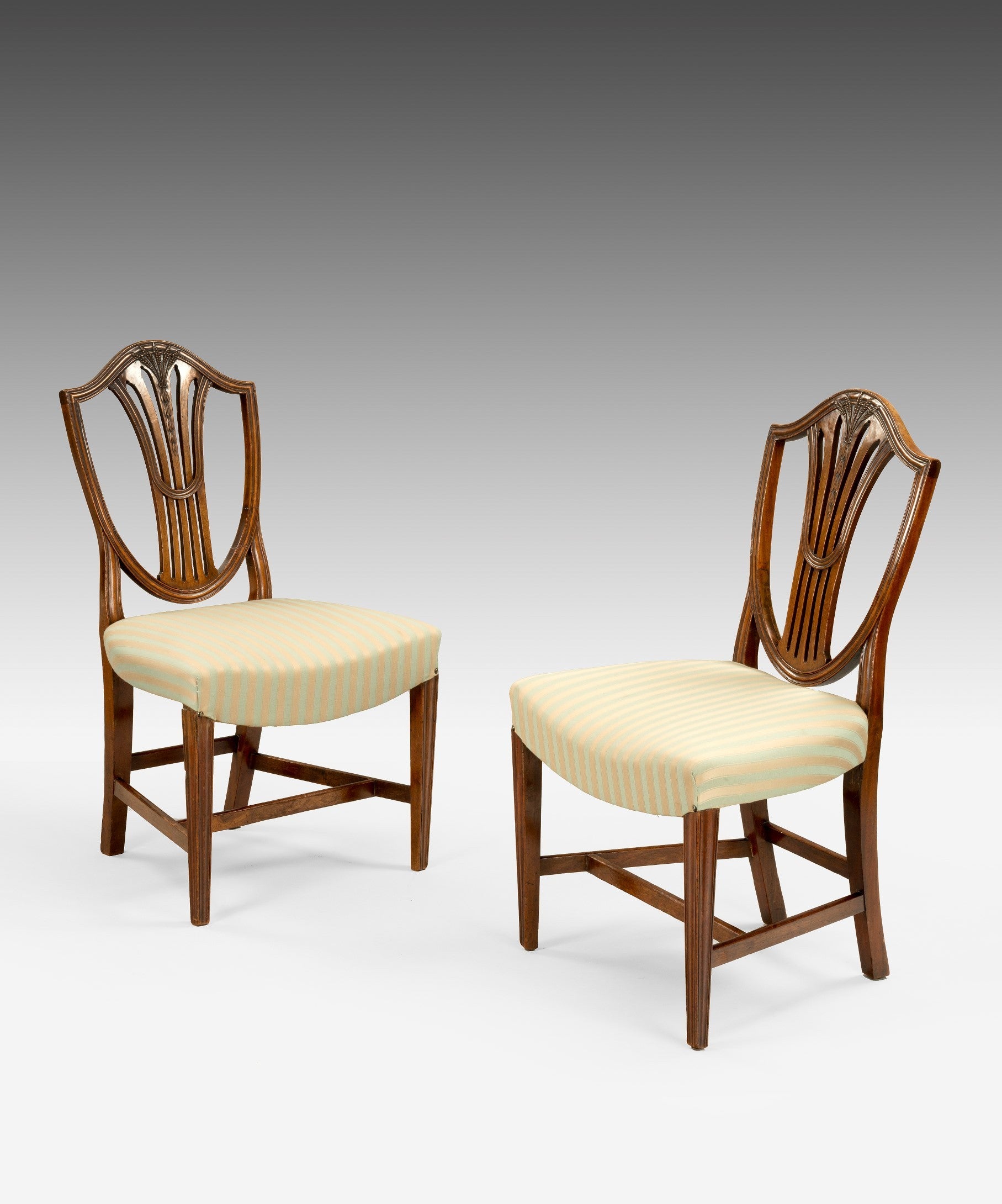 A Set Of 6 Sheraton Dining Chairs – Reindeer Antiques